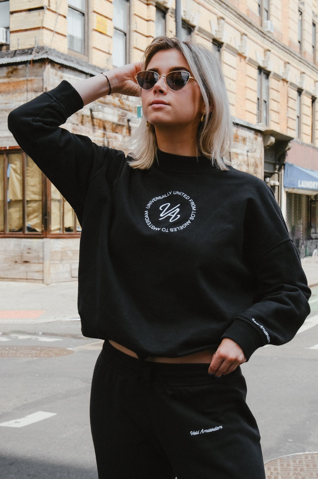 Westwood VA Script Mockneck Sweatshirt